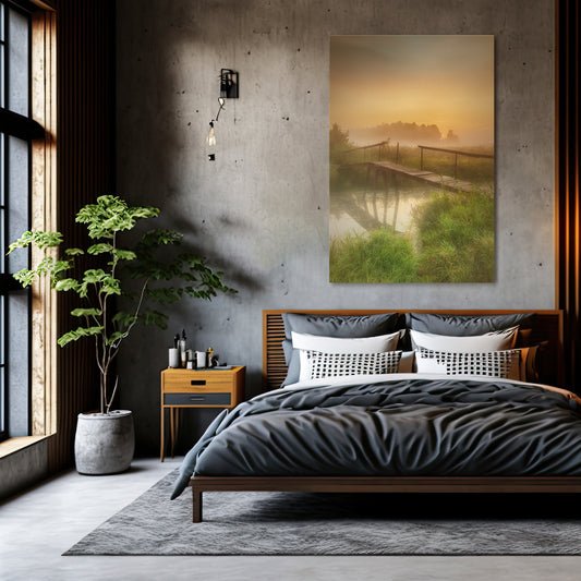 DREAMY HAZE Vertical Canvas Print
