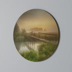 DREAMY HAZE Round Wall Art