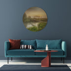 DREAMY HAZE Round Wall Art