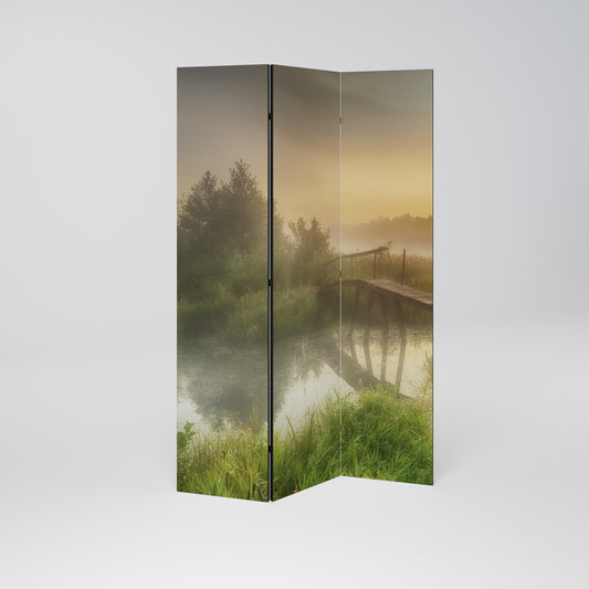DREAMY HAZE Dekorativ rumsavdelare med 3 paneler