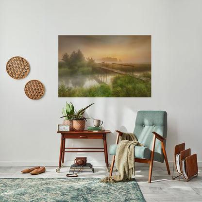 DREAMY HAZE horisontell affisch med självhäftande motiv