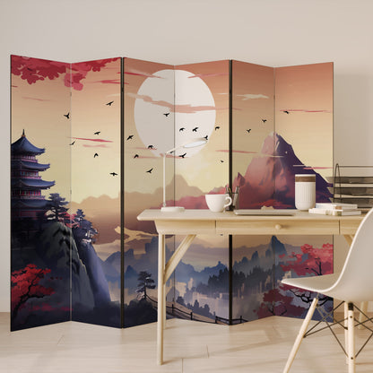 JAPANESE AURA Rumsavdelare 6 paneler