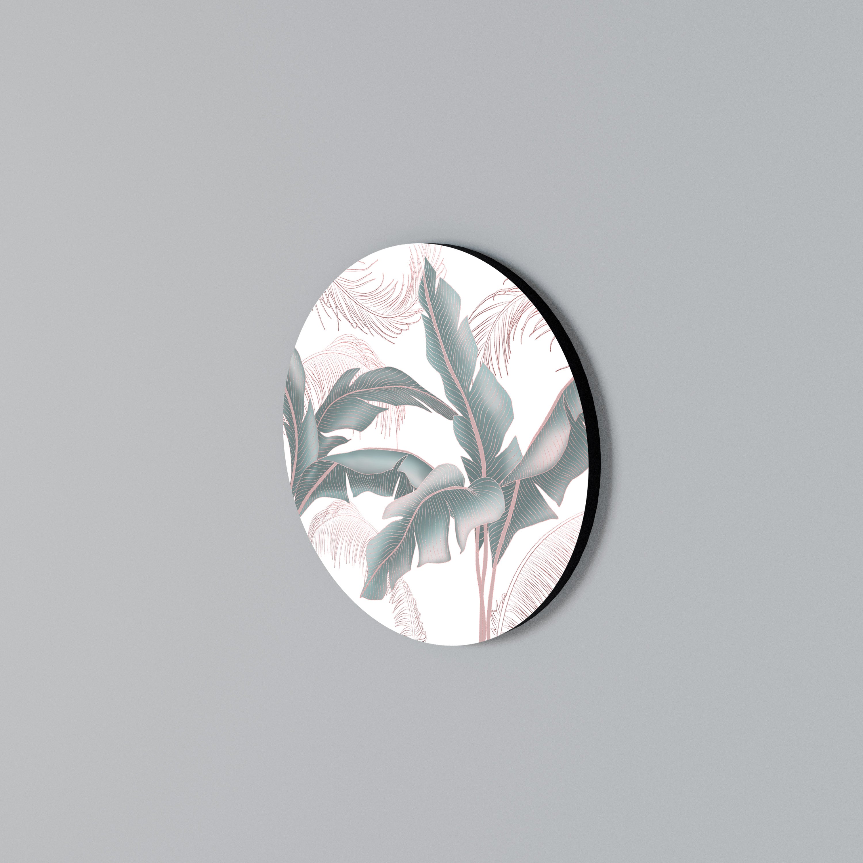 DELICATE BLISS Round Wall Art