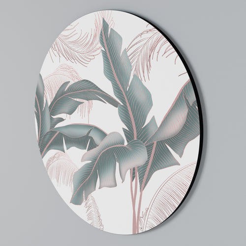 DELICATE BLISS Round Wall Art