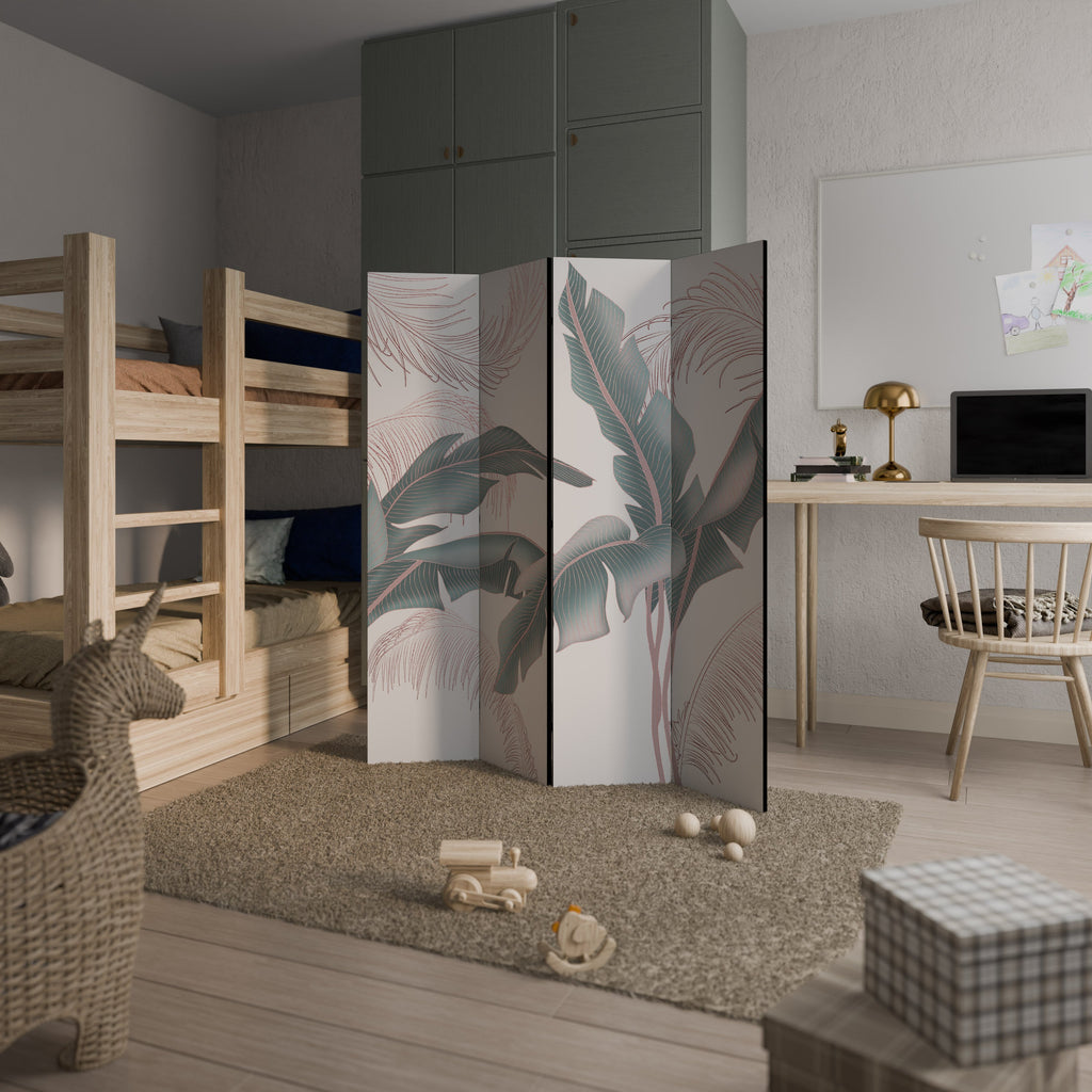 DELICATE BLISS Dekorativ rumsavdelare med 4 paneler