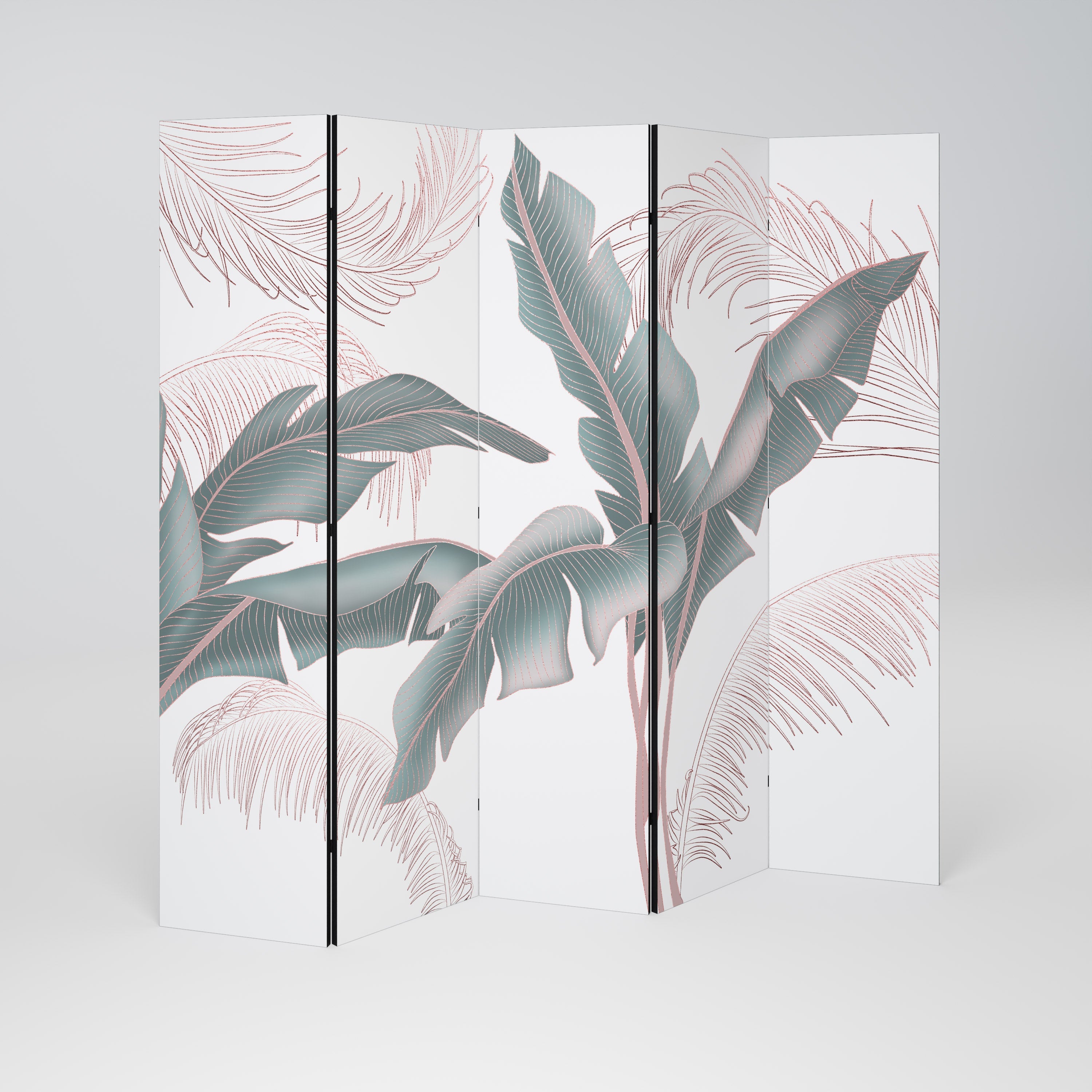 DELICATE BLISS Dekorativ rumsavdelare med 5 paneler