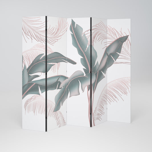 DELICATE BLISS 5-Panel Room Divider