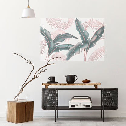DELICATE BLISS horisontell affisch med självhäftande motiv