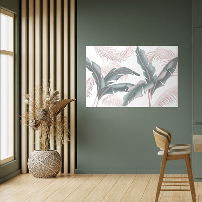 DELICATE BLISS horisontell affisch med självhäftande motiv