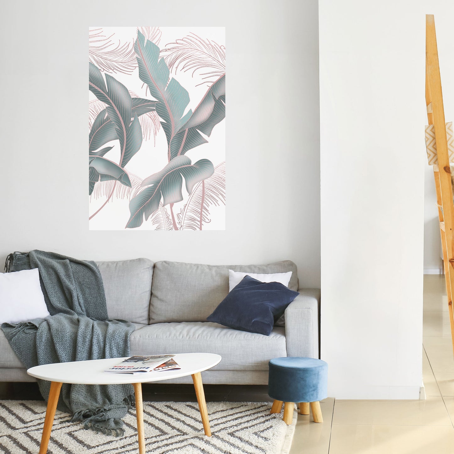 DELICATE BLISS vertikal affisch med självhäftande motiv