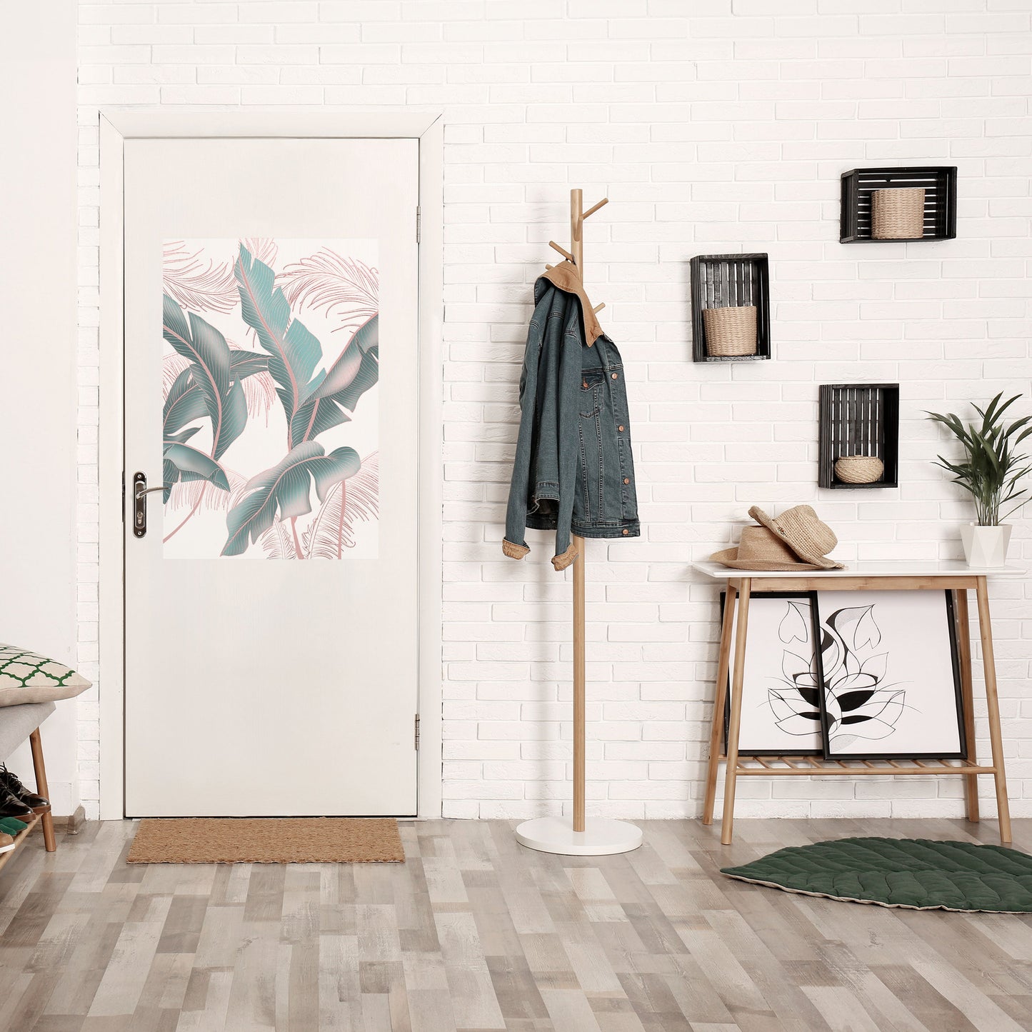 DELICATE BLISS vertikal affisch med självhäftande motiv