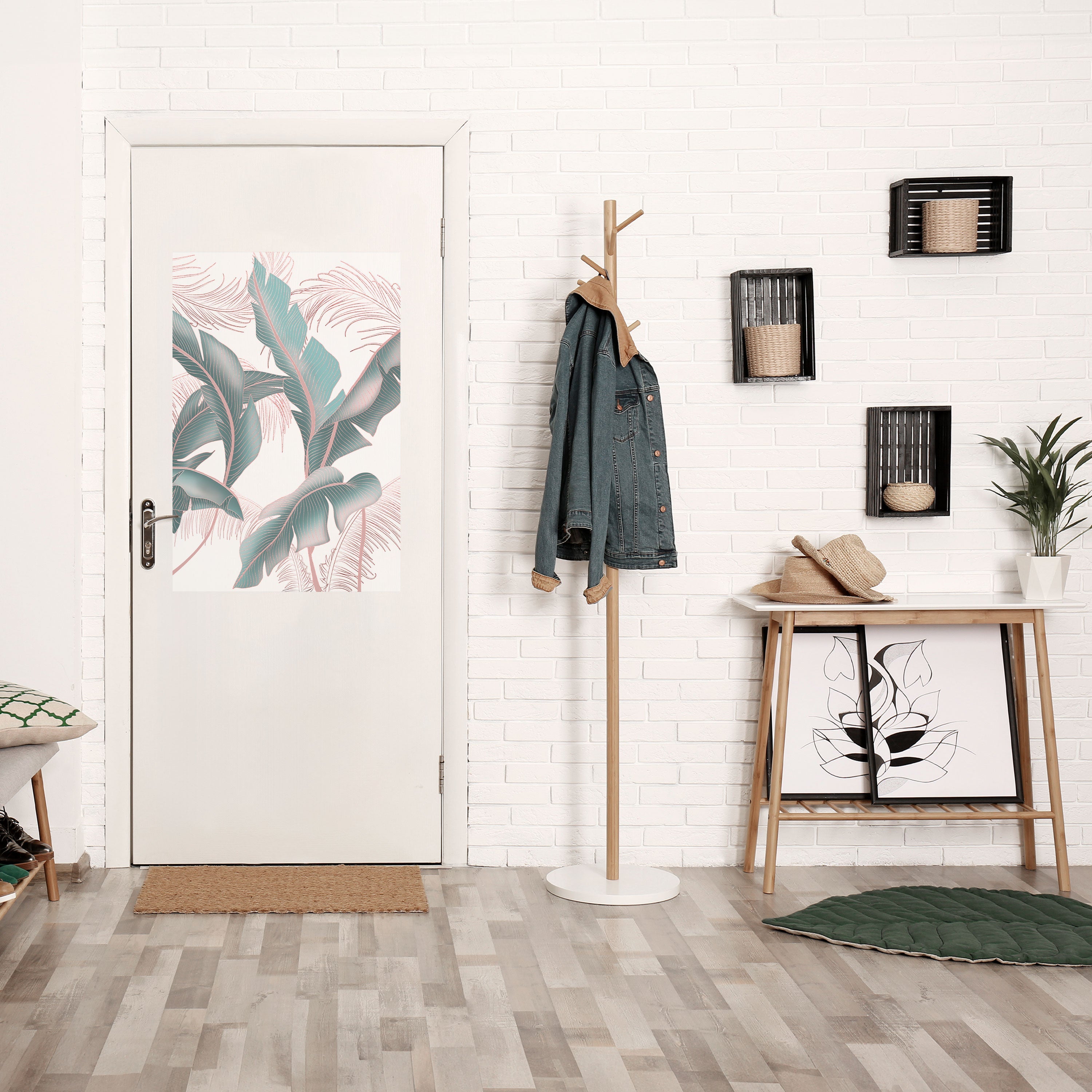 DELICATE BLISS vertikal affisch med självhäftande motiv