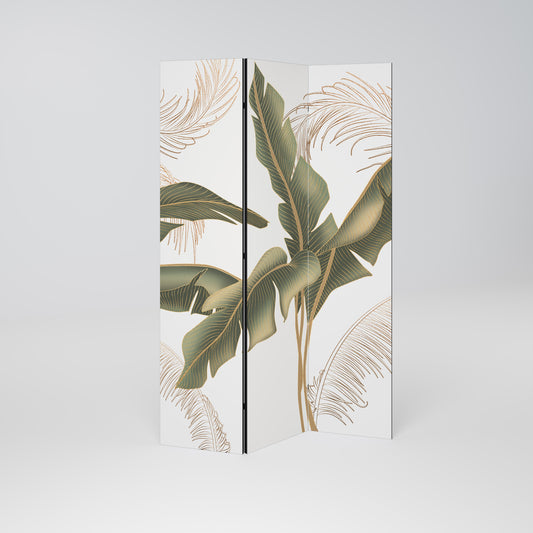 SUBTLE CHARM Dekorativ rumsavdelare med 3 paneler