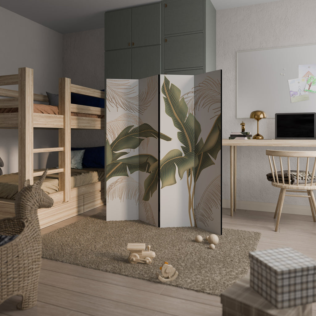 SUBTLE CHARM Dekorativ rumsavdelare med 4 paneler