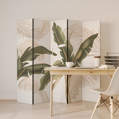 SUBTLE CHARM Decorative 5-Panel Room Divider