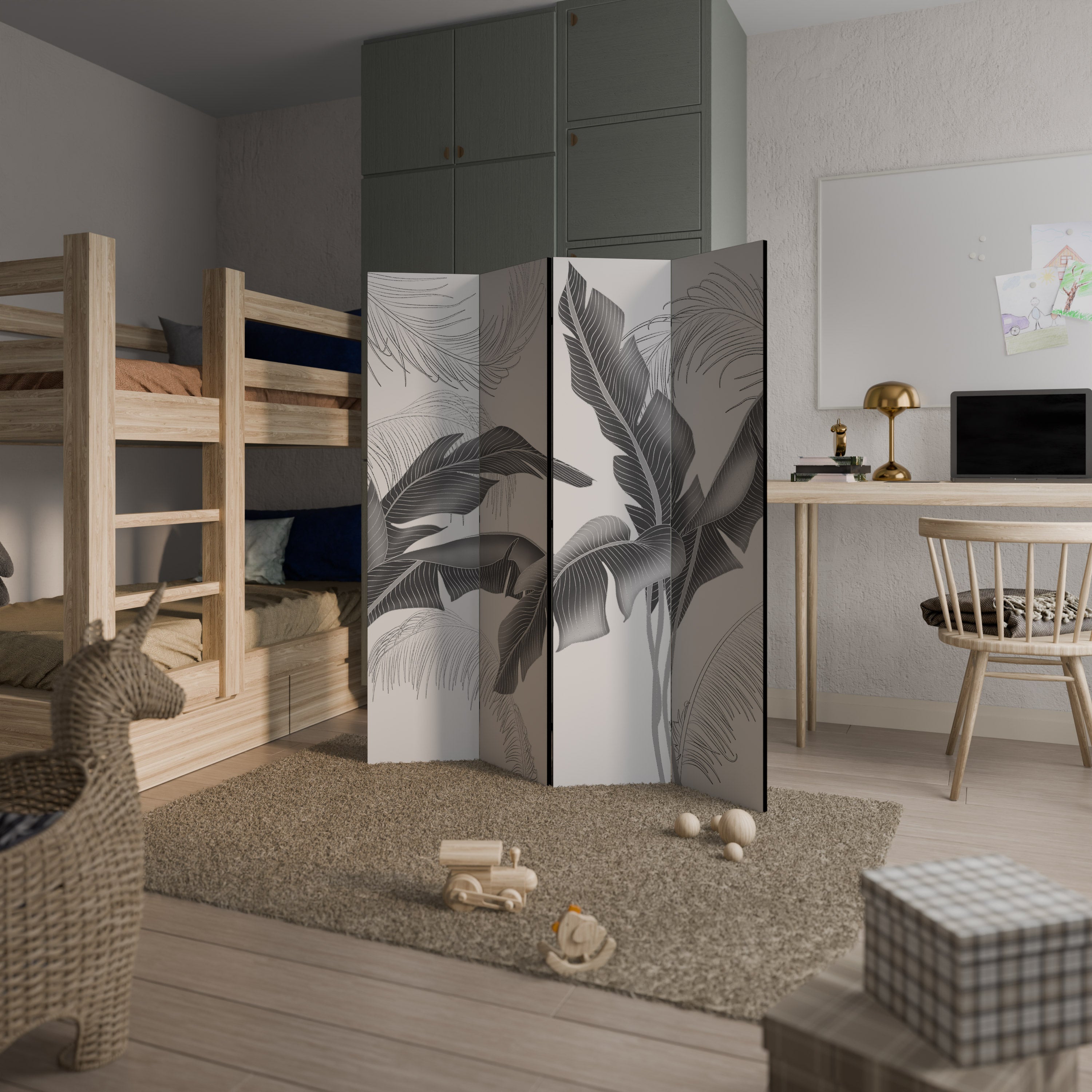 CALM ALLURE Rumsavdelare 4 paneler