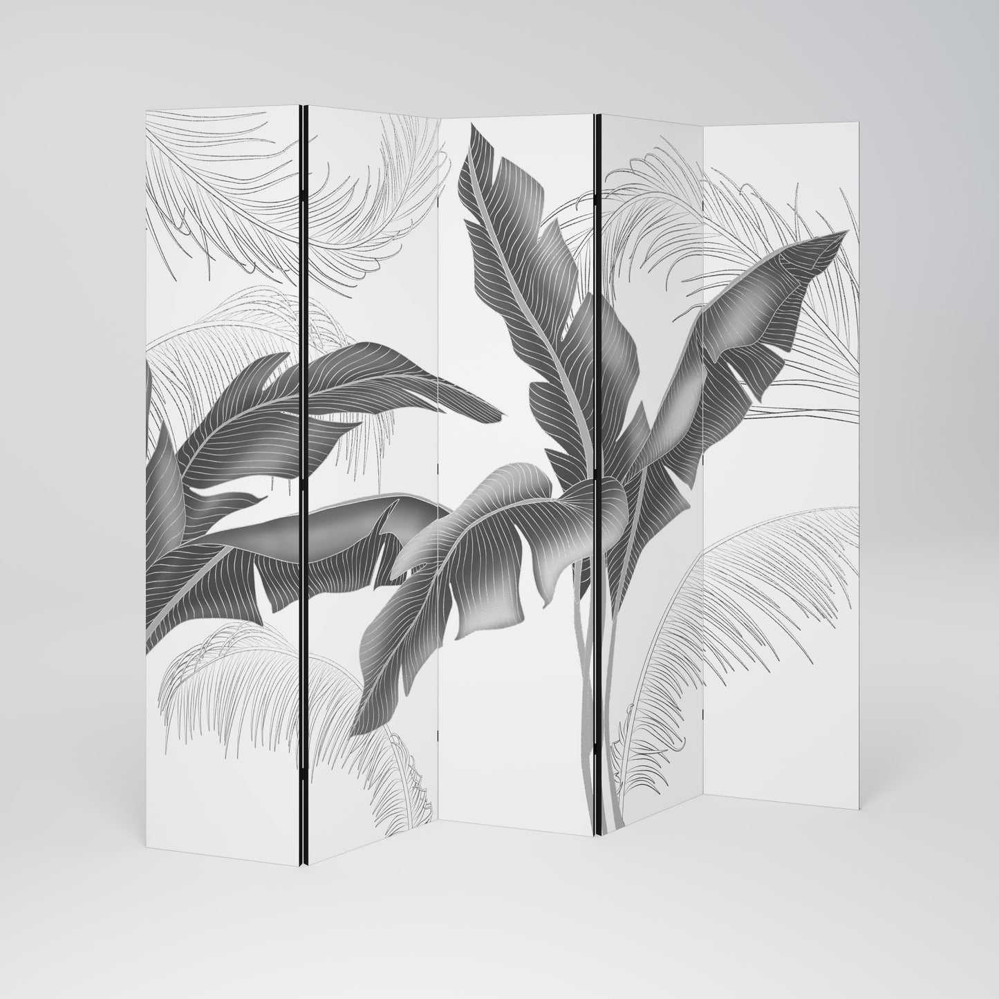 CALM ALLURE Dekorativ rumsavdelare – 5 paneler