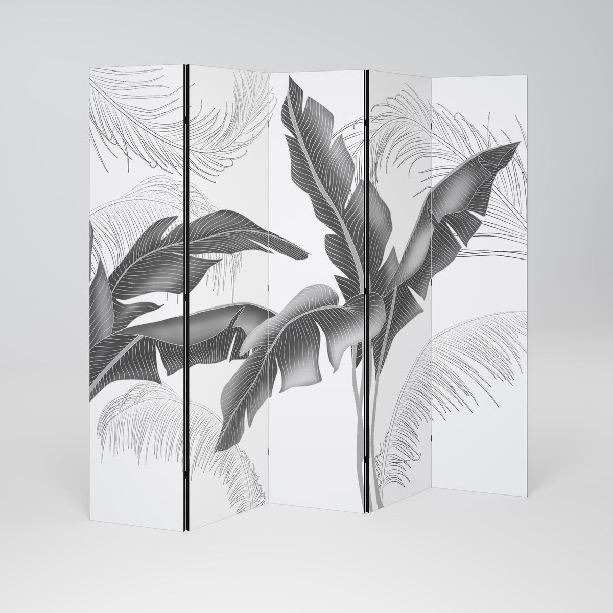 CALM ALLURE Dekorativ rumsavdelare – 5 paneler