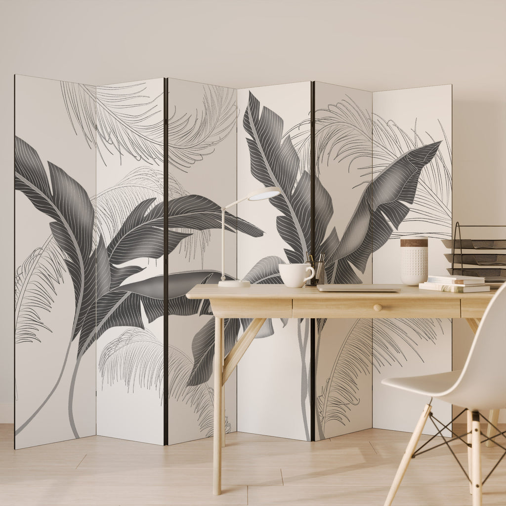 CALM ALLURE Dekorativ rumsavdelare med 6 paneler