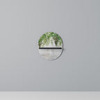 URBAN TROPICS Oval konsthylla i svart finish