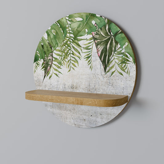 URBAN TROPICS Rund Konsthylla I Ekeffekt
