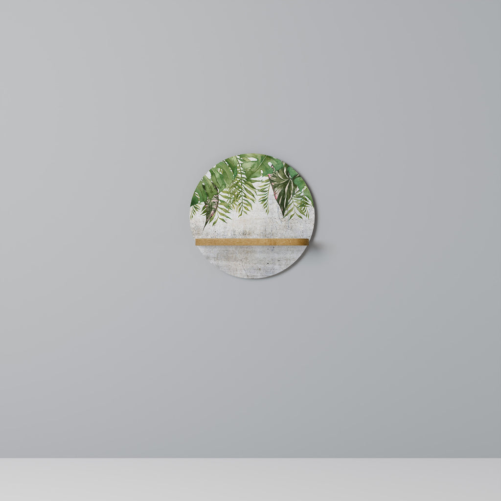 URBAN TROPICS Rund Konsthylla I Ekeffekt
