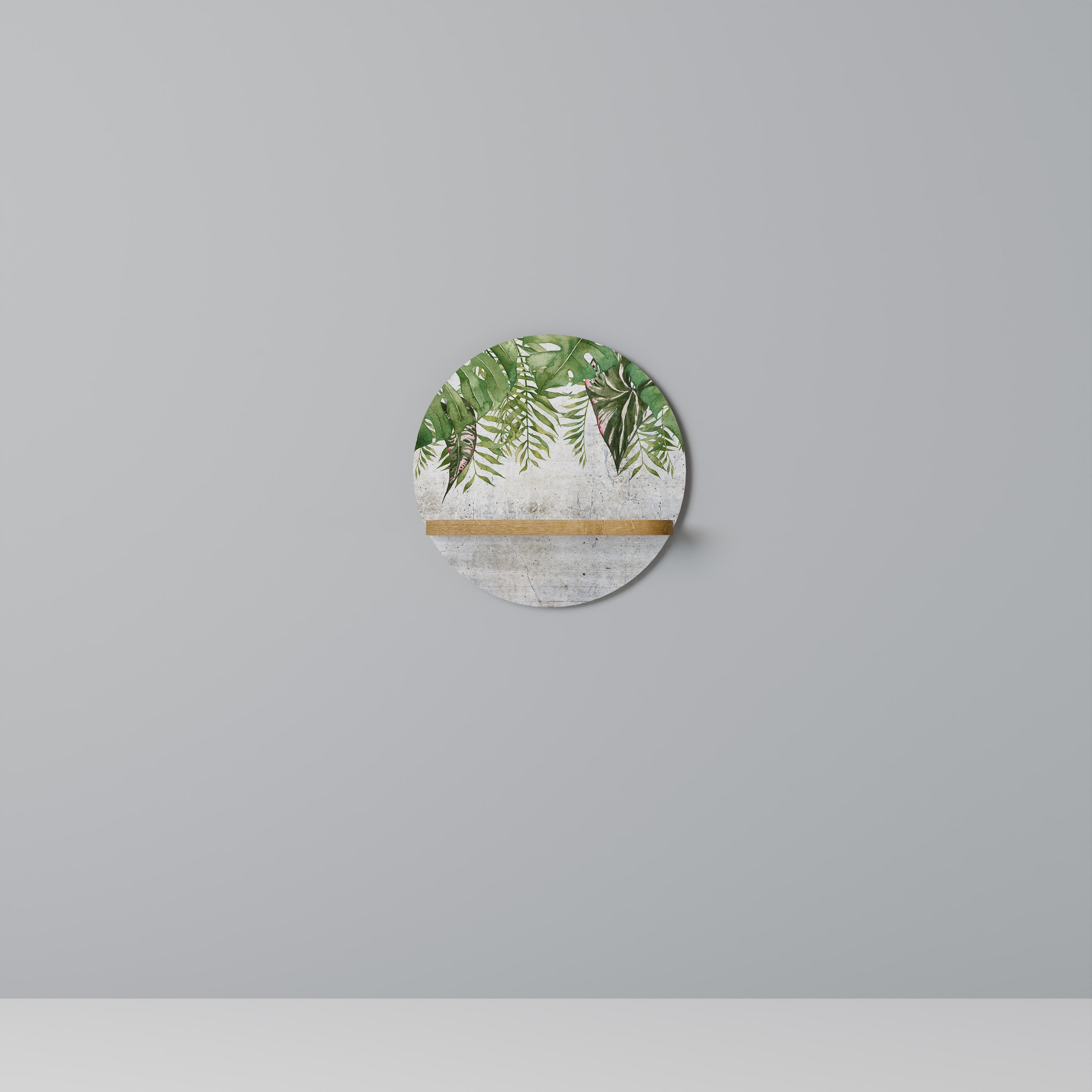 URBAN TROPICS Rund Konsthylla I Ekeffekt