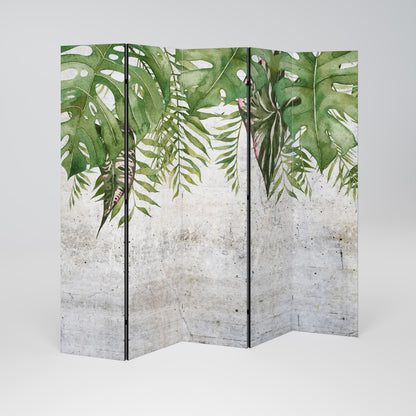 URBAN TROPICS Dekorativ rumsavdelare – 5 paneler