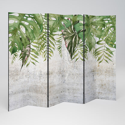 URBAN TROPICS Dekorativ rumsavdelare med 6 paneler