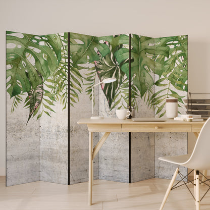 URBAN TROPICS Dekorativ rumsavdelare med 6 paneler
