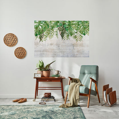 URBAN TROPICS Horisontell affisch med självhäftande tryck