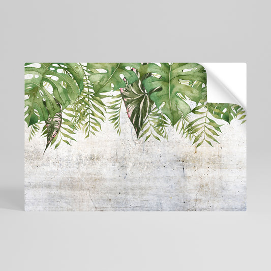 URBAN TROPICS Självhäftande Horisontell Poster