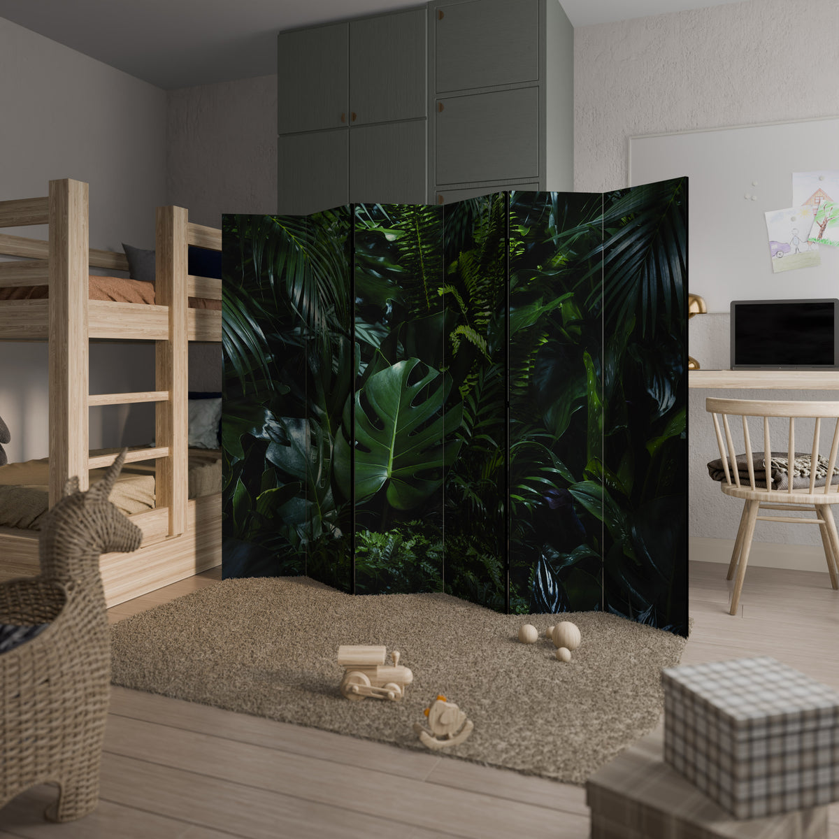 NATURE'S CLANDESTINE REVERIE Rumsavdelare 6 paneler