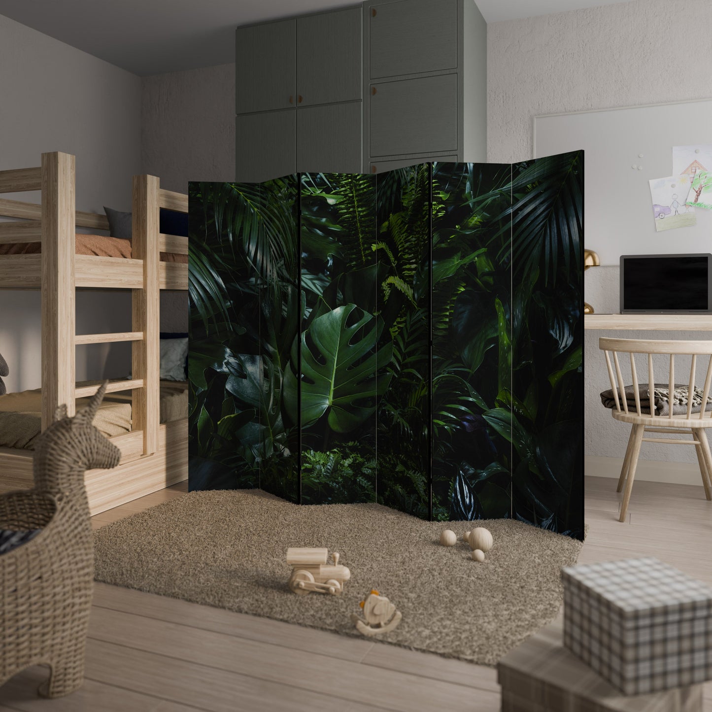NATURE'S CLANDESTINE REVERIE Decorative 6-Panel Room Divider