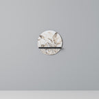 WILD TENDERNESS Round Art Shelf In Black Finish