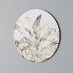 WILD TENDERNESS Round Wall Art