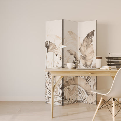 Dekorativ rumsavdelare med 3 paneler WILD TENDERNESS