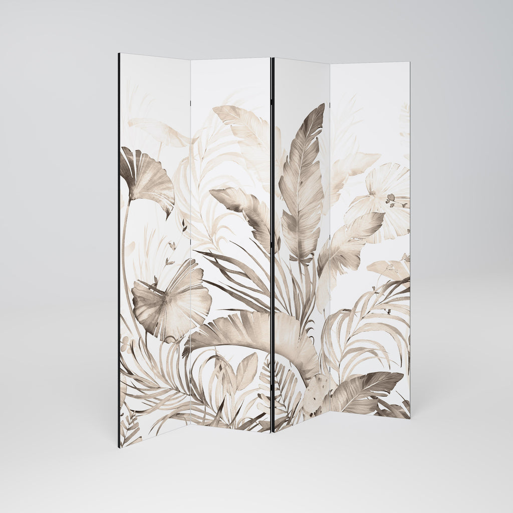 Dekorativ rumsavdelare WILD TENDERNESS med 4 paneler