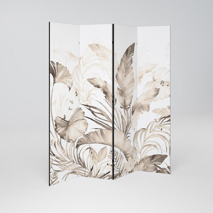 Dekorativ rumsavdelare WILD TENDERNESS med 4 paneler