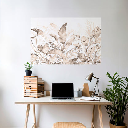 VILD ÖMHET Horisontell Poster med självhäftande papper