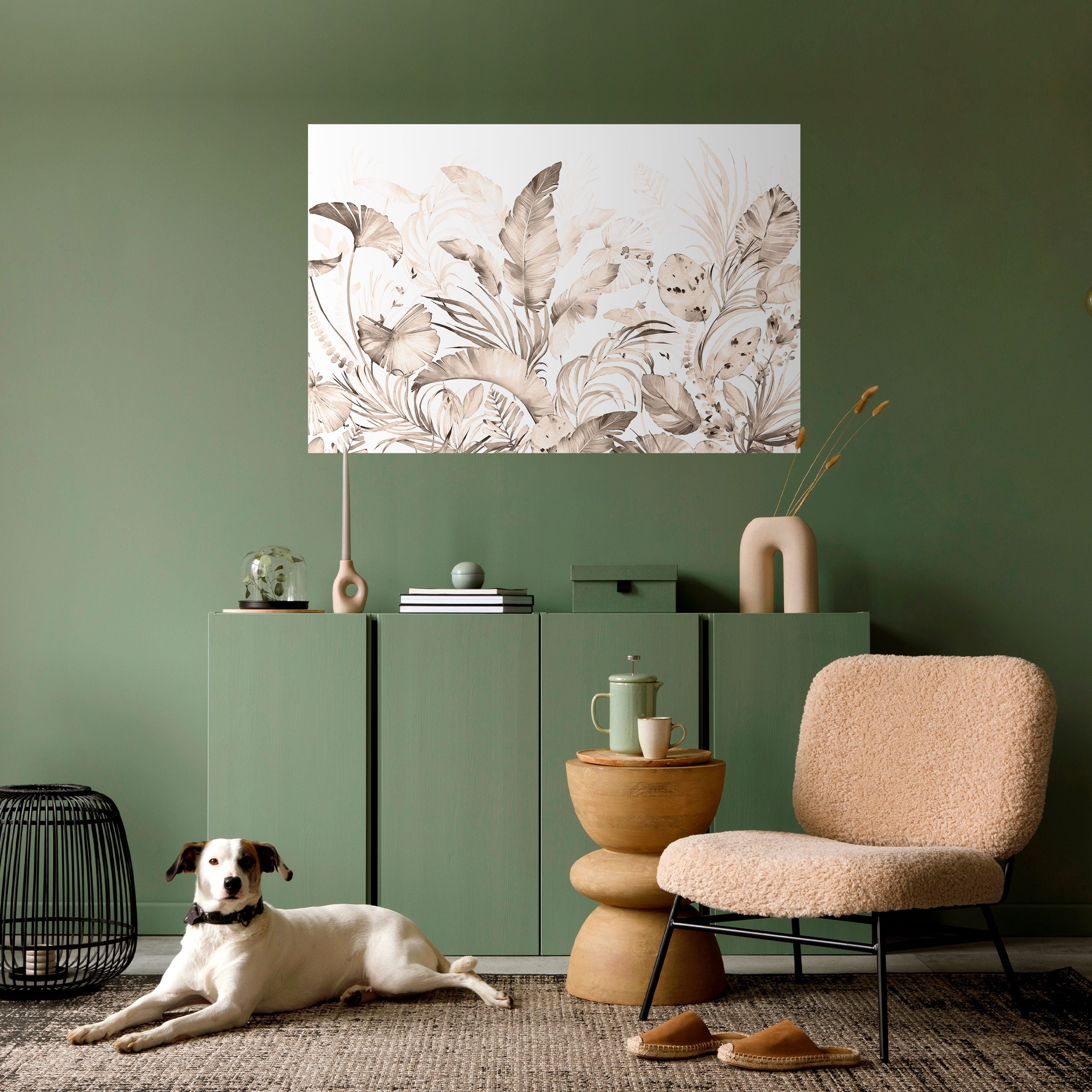 VILD ÖMHET Horisontell Poster med självhäftande papper