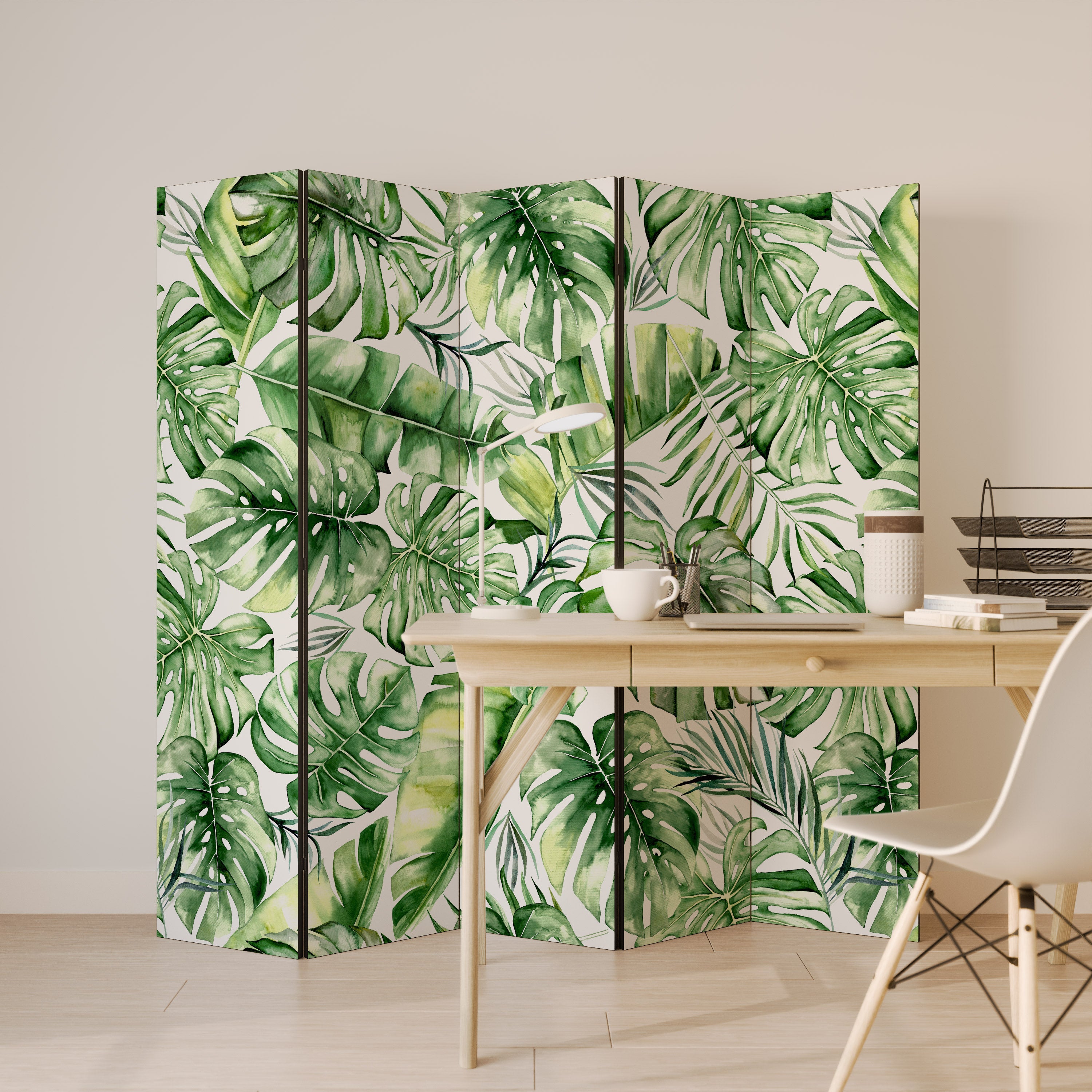 NATURE'S CANVAS 5-Panel Room Divider