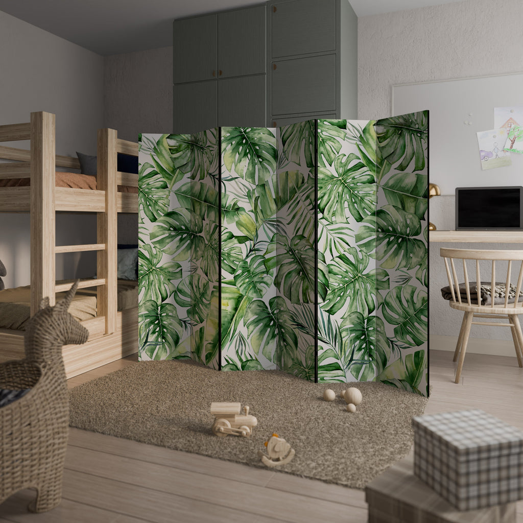 NATURE'S CANVAS Dekorativ rumsavdelare med 6 paneler