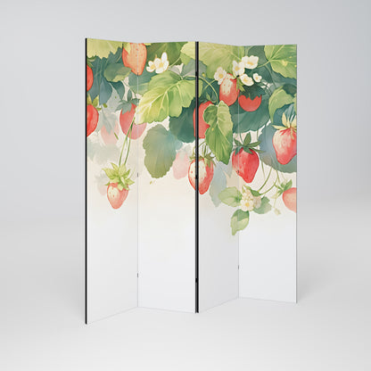 STRAWBERRY DREAMSCAPE Rumsavdelare 4 paneler