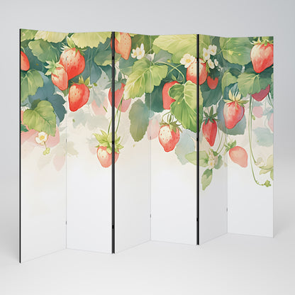 STRAWBERRY DREAMSCAPE Rumsavdelare 6 paneler