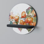 FLEETING DAYS Rund konsthylla i svart finish