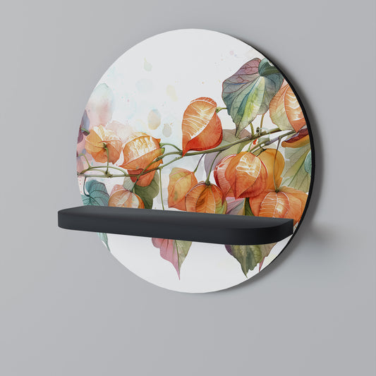 FLEETING DAYS Rund konsthylla i svart finish