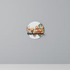 FLEETING DAYS Rund konsthylla i svart finish