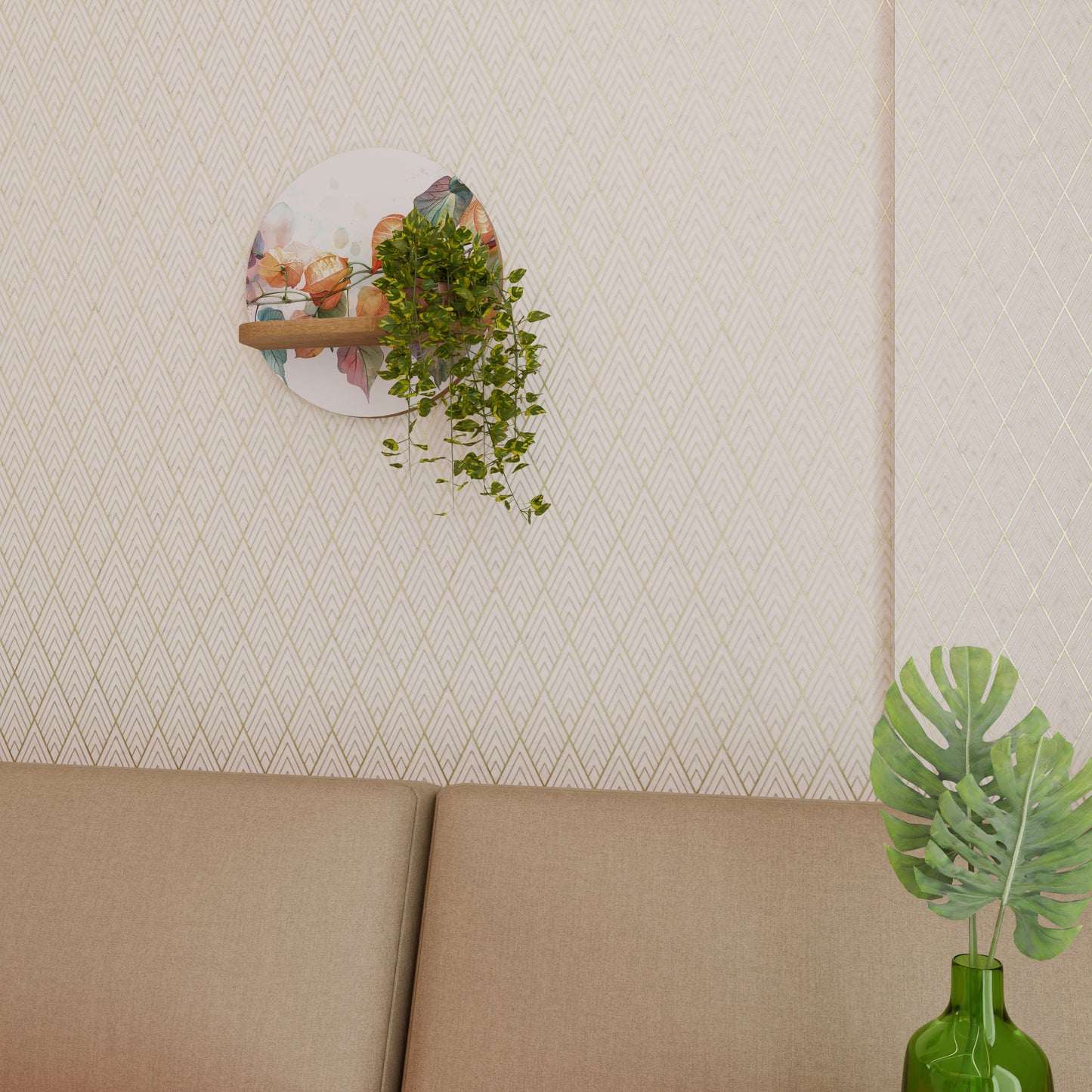 FLEETING DAYS Rund Konsthylla I Ekeffekt