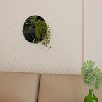 FOREST WONDERS Oval konsthylla i svart finish